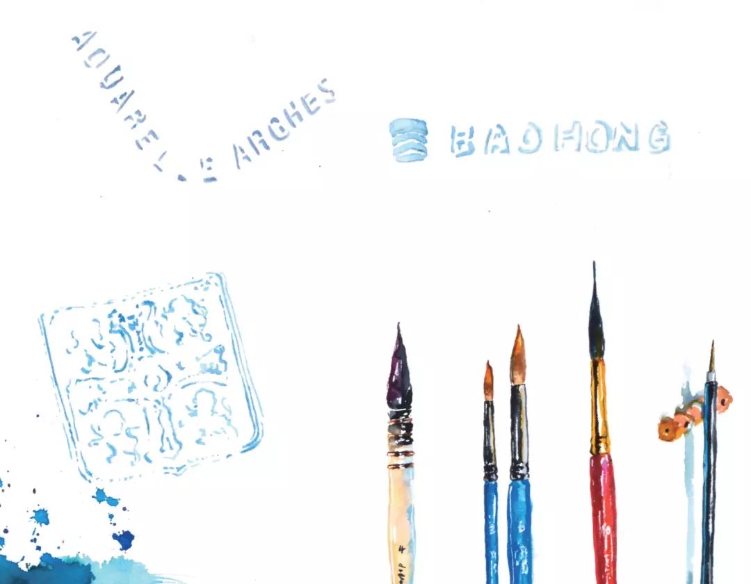 那些水彩画厉害的人都有什么手