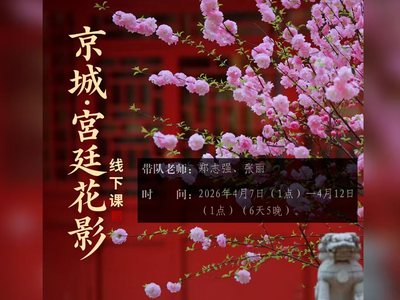 郑志强京城·宫廷花影线下摄影课