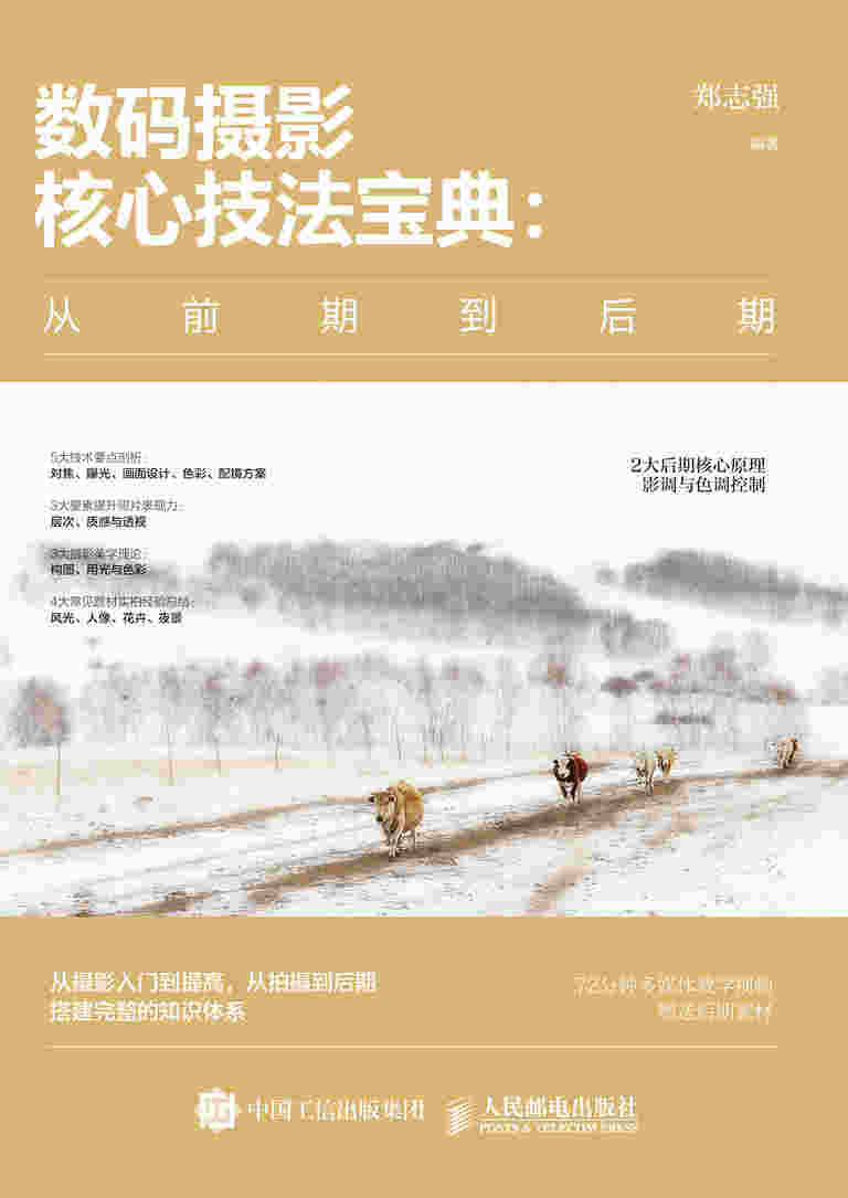 一本摄影后期书 数码摄影核心技法宝典 从前期到后期