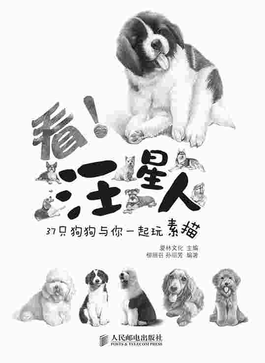 看！汪星人——37只狗狗与你一起玩素描