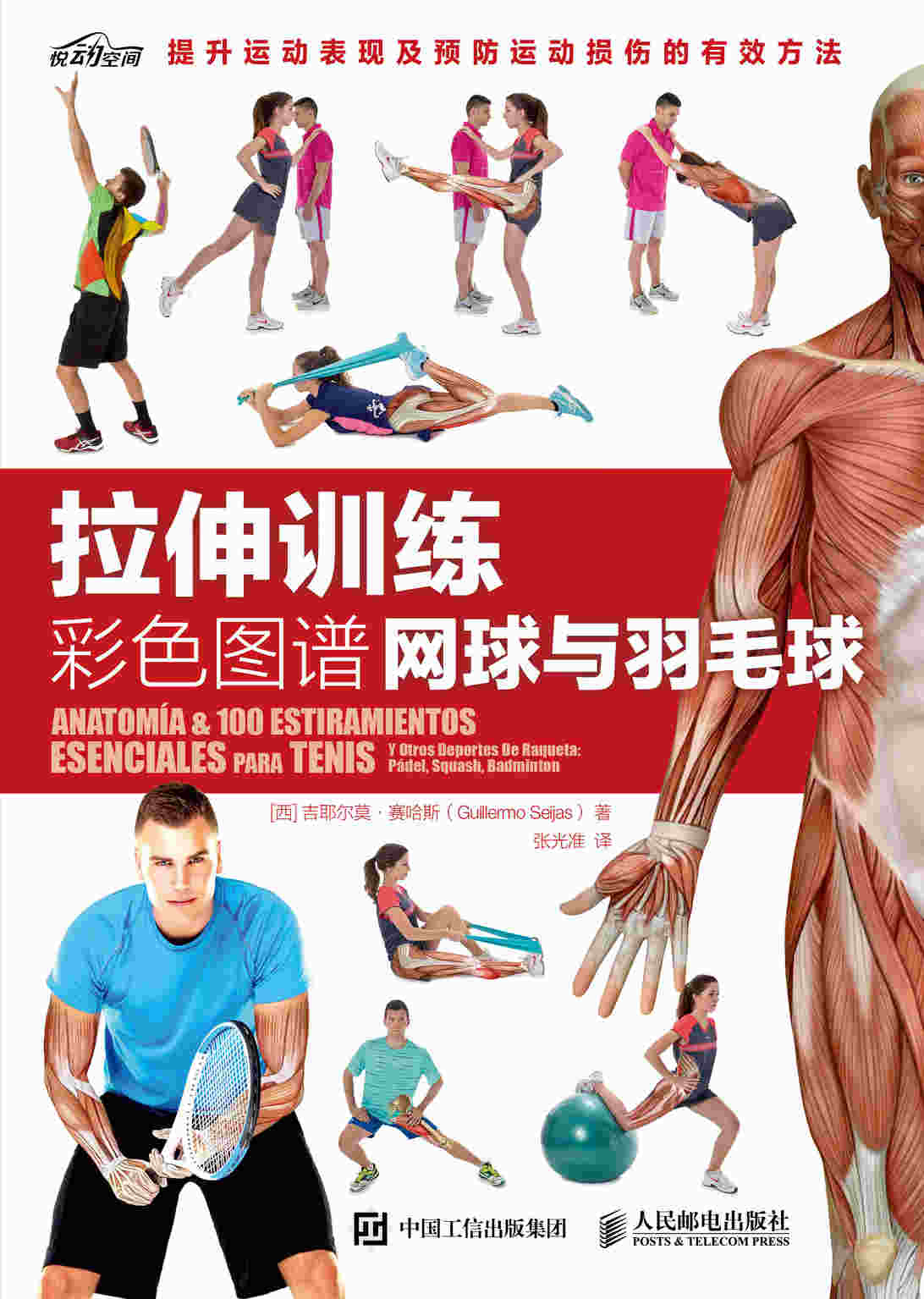 拉伸训练彩色图谱：网球与羽毛球