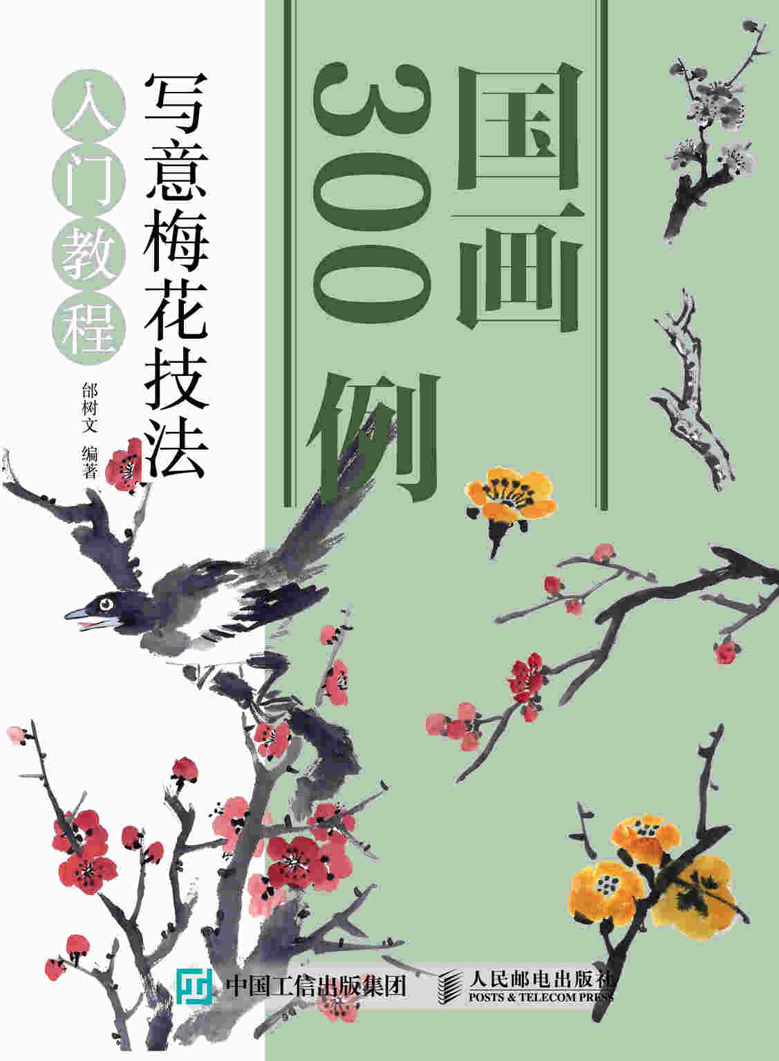 国画300例 写意梅花技法入门教程