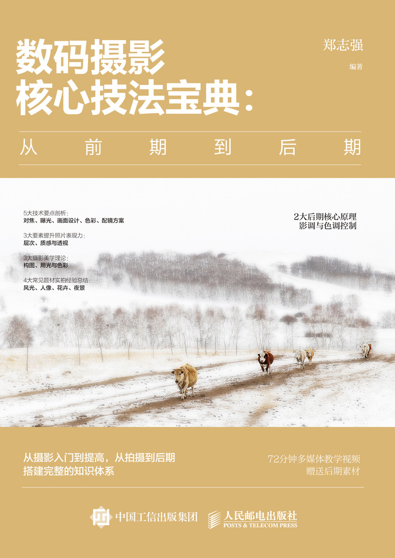 一本摄影后期书 数码摄影核心技法宝典 从前期到后期