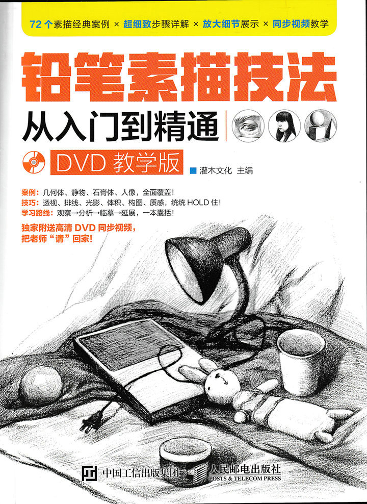 铅笔素描技法从入门到精通（DVD教学版）