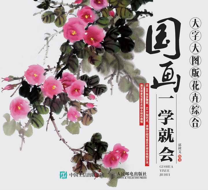国画一学就会（大字大图版）：花卉综合