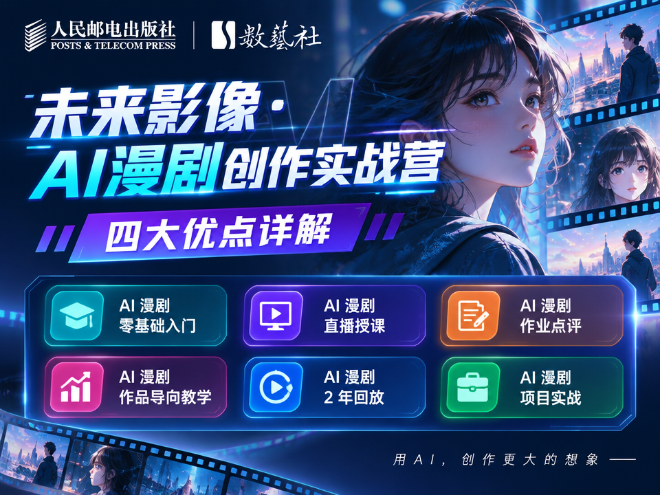 未来影像·AI漫剧创作实战营四大优点详解头图